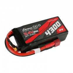 Batería Lipo Gens Ace 4300Mha 11,4V 3S1P 60C T-Plug