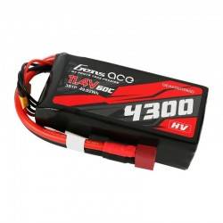 Batería Lipo Gens Ace 4300Mha 11,4V 3S1P 60C T-Plug