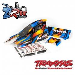 Carrocería Cuerpo BodyShell Traxxas Bandit Azul con alerón TRA2436X