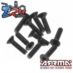 Tornillo Cabeza Plana 3x12mm 10 unidades Arrma AR722312