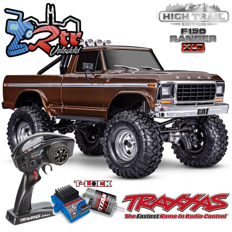 Traxxas TRX-4 4wd 1/10 Scale & Trail Crawler Ford F-150 1979 High Trail Marrón