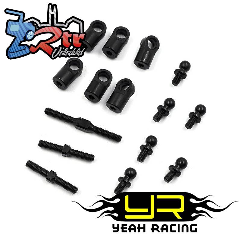 Set de tirantes con rotulas para Tamiya  Yeah Racing TT-02