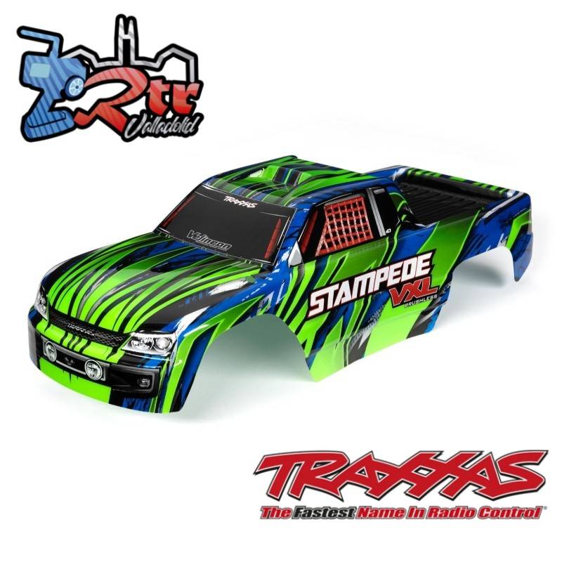 Cuerpo Lexan carrocería Verde Traxxas Stampede VXL 1/10 4WD 2WD TRA3620G
