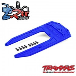 Placa protectora, chasis, azul Traxxas Sledge® TRA9623X