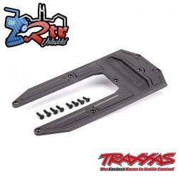 Placa protectora, chasis, gris Traxxas Sledge® TRA9623A