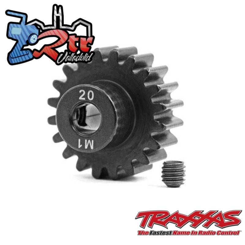 Piñón Traxxas20T Dientes Mod 1 reforzado Eje 5mm TRA6494R