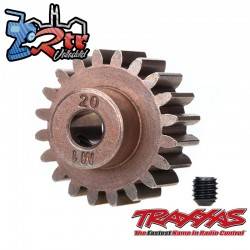 Piñón Traxxas 20T Dientes Mod 1 Eje 5mm TRA6494X