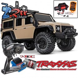 Traxxas TRX-4 4wd 1/10 Scale & Trail Crawler Land Rover Defender Sand + Winch