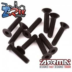 Tornillo de cabeza de botón con brida M3.5x16mm 10 Unidades Arrma ARA703016