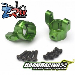 Bloque de ruedas de aluminio 2 piezas Verde SCX10 BoomRacing