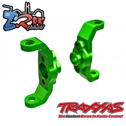 Bloques de ruedas, aluminio 6061-T6 anodizado en verde Traxxas TRX-4M TRA9733-GRN