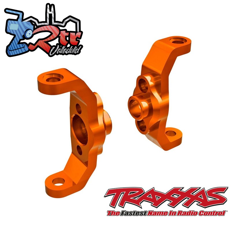 Bloques de ruedas, aluminio 6061-T6 anodizado en Naranja Traxxas TRX-4M TRA9733-ORNG