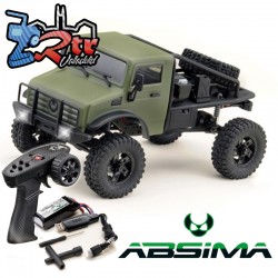 Absima Trail Hunter Army 1/18 4x4 Luces RTR verde