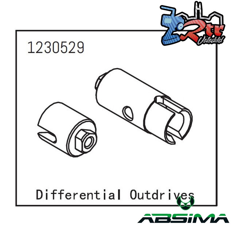 Copas de salida diferencial Absima 1230529