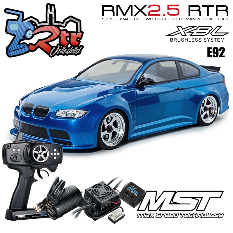 MST RMX 2.5 2WD 1/10 Drift Car RTR - Brushless 2.4G / Body: E92 (BMW M3) - Blue