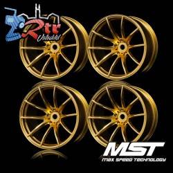 Llantas MST Oro G25 MST Outset +8mm (4 Unidades) MST102053GD