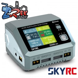 Cargador Lipo Balanceador SkyRC D200 Neo Dos puertos 1-6s 20A 200W AC