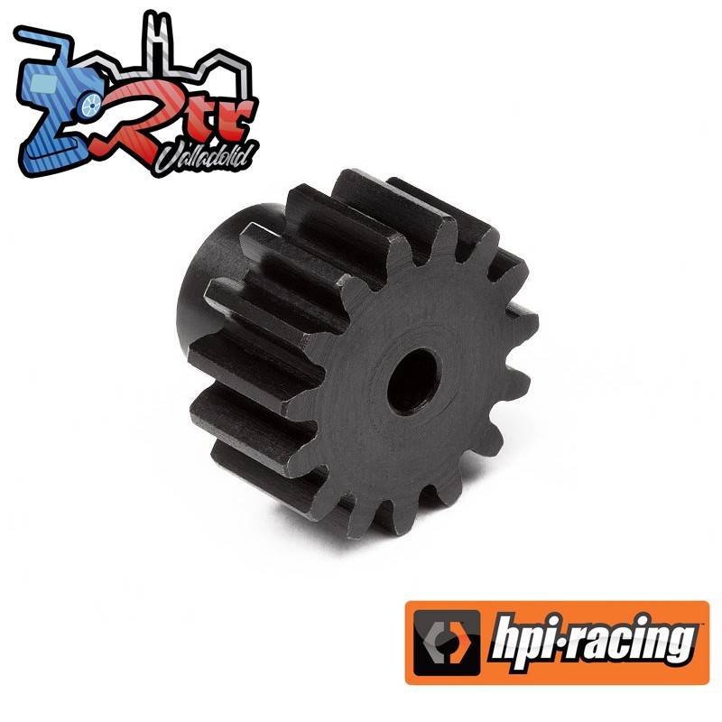 Piñón Traxxas 15T Dientes Mod1 reforzado Eje 3.175mm HPI-108267