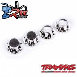 Tapas centrales, rueda (cromadas) requiere 8255A Traxxas TRA8164X