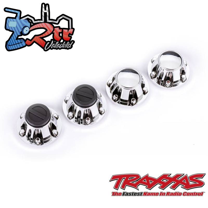 Tapas centrales, rueda (cromadas) requiere 8255A Traxxas TRA8164X