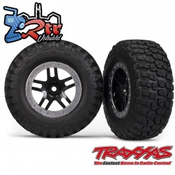 Neumáticos y ruedas ensamblados pegados 12mm SCT Split-Spoke neumáticos BFGoodrich® Mud-Terrain™ T/A® KM2 Traxxas TRA5885
