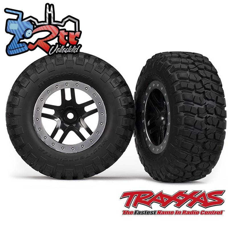 Neumáticos y ruedas ensamblados pegados 12mm SCT neumáticos BFGoodrich® Mud-Terrain™ T/A® KM2 Traxxas TRA5869