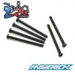Tornillo cabeza redonda 3x38mm 6 piezas MV150044
