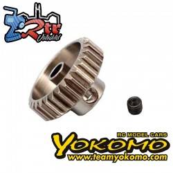 Engranaje de piñón de precisión duro Yokomo 18T (Paso 48·Peso ligero)