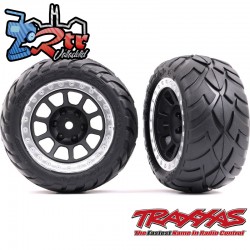 Neumáticos y ruedas, ensamblados Anaconda 2.2 Negro y plata TRA2478G