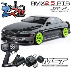 MST RMX 2.5 2WD 1/10 Drift Car RTR - Brushless 2.4G / Jz3 Nissan - Negro