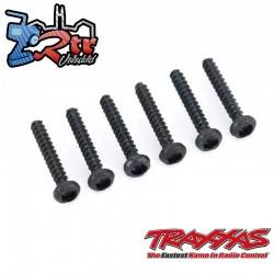 Tornillos de cabeza semiesférica de 1,6 x 10 mm, autorroscantes hexagonal 6 unidades TRA9236