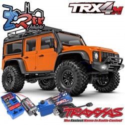 Traxxas TRX-4M 4wd 1/18 Scale & Trail Crawler Land Rover Defender RTR Naranja