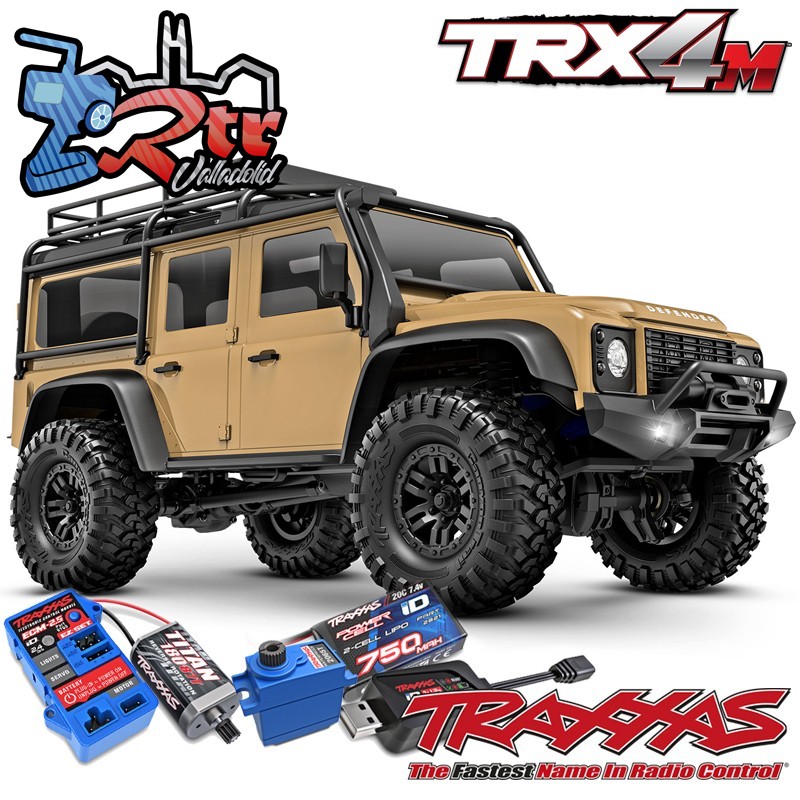 Traxxas TRX-4M 4wd 1/18 Scale & Trail Crawler Land Rover Defender RTR Arena