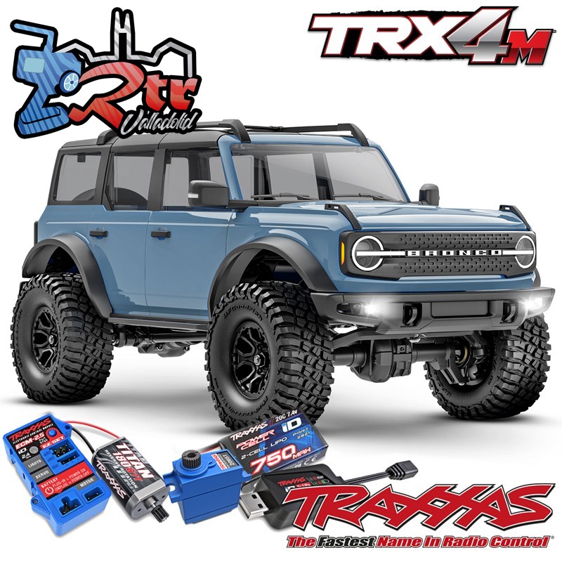 Traxxas TRX-4M 4wd 1/18 Scale & Trail Crawler Ford Bronco RTR TQ Area