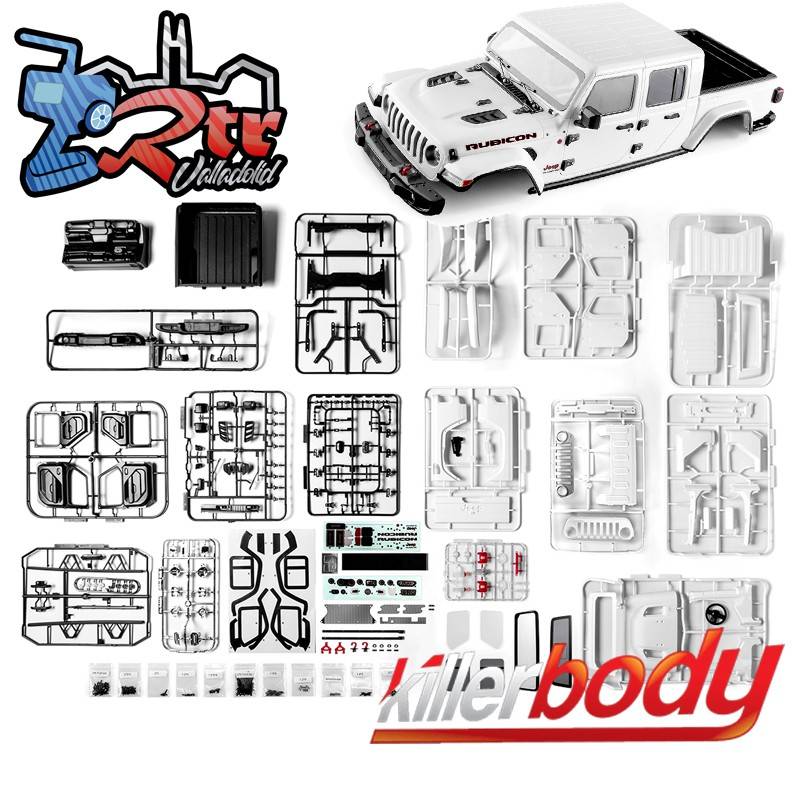 Carrocería KILLERBODY Jeep Gladiator Rubicon 1/10 Para 313mm