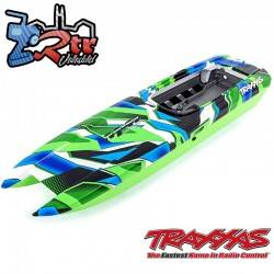 Casco DCB M41 Traxxas verde completamente ensamblado...