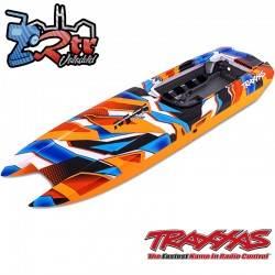 Casco DCB M41 Traxxas Naranja completamente ensamblado TRA5784T