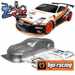 Carrocería HPI Nissan 350Z Hankook 200mm Transparente HPI-103886