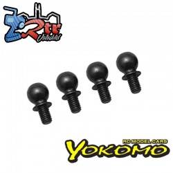 Bola de pivote central para bloque de dirección de aluminio 12mm Yokomo