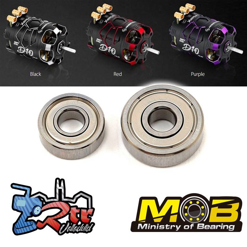 Rodamientos para motor Hobbywing D10 Drift Spec 2 Unidades Acero