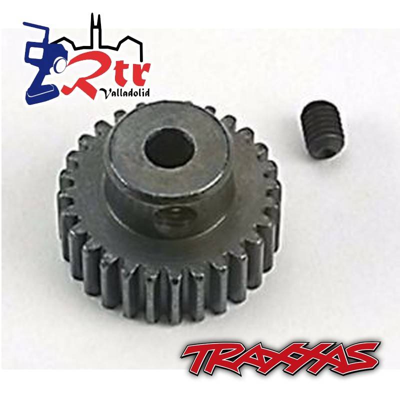 Piñon 28t Dientes 48pich Pitch TRA4728 Eje 3.2mm