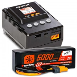 Combo Spektrum SMART S155 PowerStage LiPo 5000mAh 3S 50C IC5