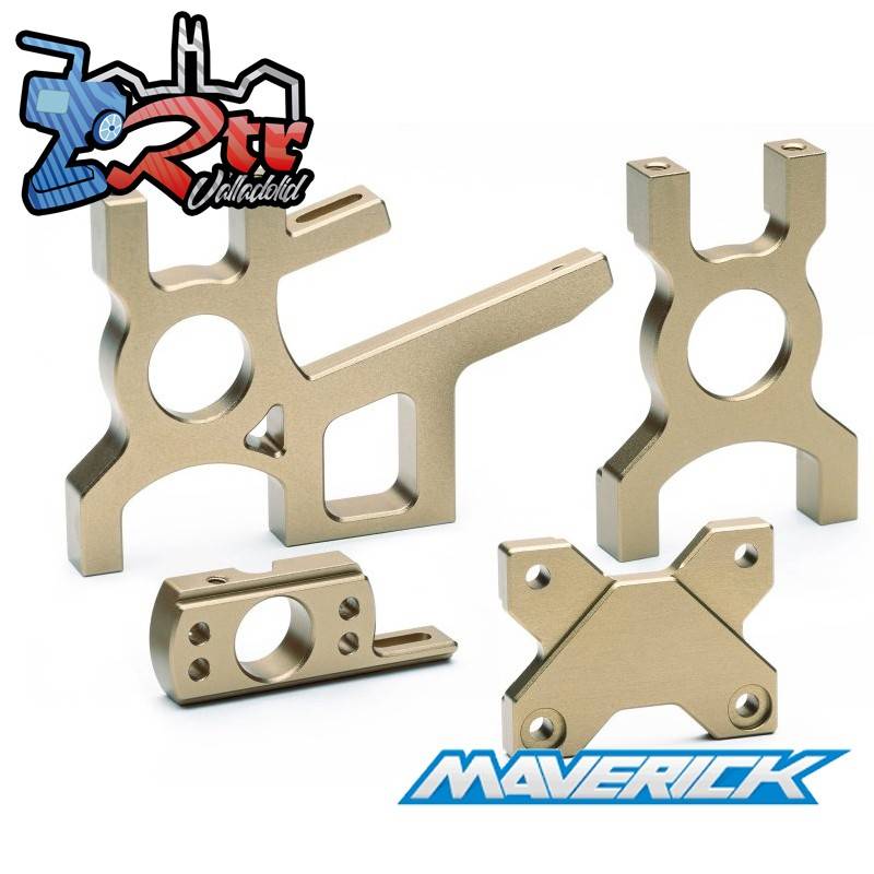Juego de montaje de motor y diferencial de aluminio mecanizado Maverick MV150283