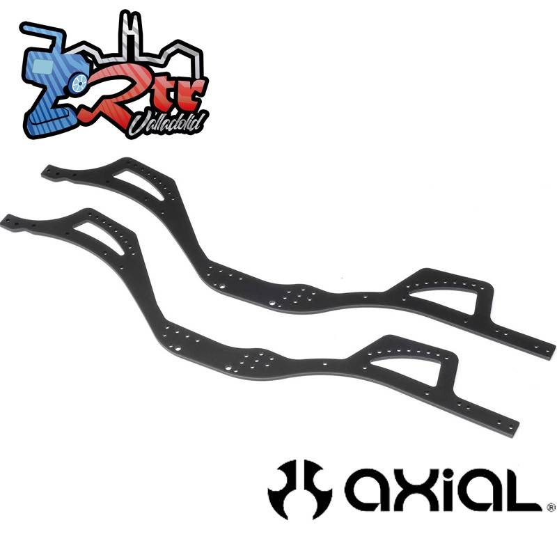 Juego de rieles de chasis, aluminio: 1/10 SCX10 PRO Axial AXI231053