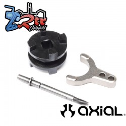 Eje, horquilla y deslizador de transmisión inferior: 1/10 SCX10 PRO Axial AXI232080