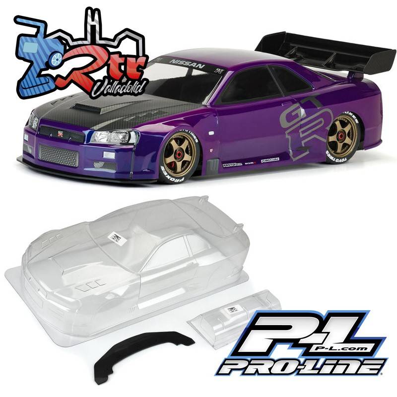 Carrocería transparente Nissan Skyline GT-R R3 1/7 PRM158400 ARRMA Felony & Infraction