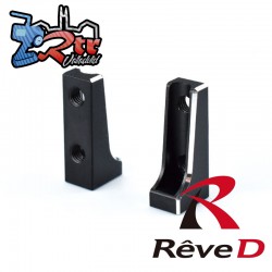 Bases para montaje de servo aluminio con borde brillante 2 piezas Reve D RD-018