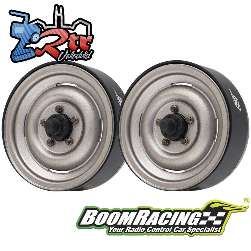 Slr Range Rover Llantas BoomRacing SLR™ Land Rover 2 Unidades Metal oscuro 21mm XT504