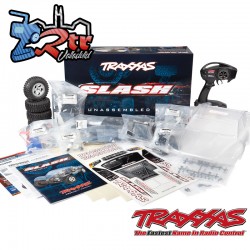 Traxxa Slash Short Course 2WD Escobillas Azul kit de montaje con electrónica