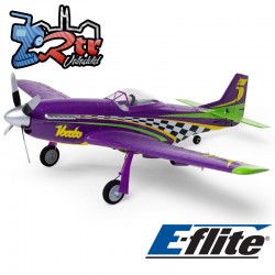 Avión E-FLITE UMX P-51D Voodoo BNF básico con AS3X y safe select EFLU4350